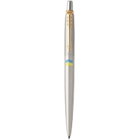 Ручка кулькова Parker JOTTER 17 UKRAINE SS GT BP Прапор жовто-синій (16032_T008c)