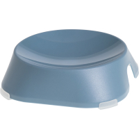 Посуд для котів Fiboo Flat Bowl миска без антиковзких накладок синя (FIB0126)
