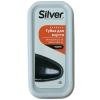 Губка для взуття Silver Широка Чорна 45 х 105 мм (8690757202110)
