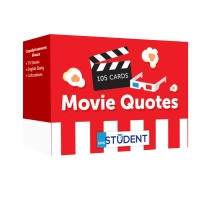 Навчальний набір English Student Картки для вивчення англійської мови Movie Quotes (укр.) (591226002)