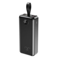 Батарея універсальна XO 30000mAh, PD/20W, QC/22.5W, with light, black (PR240_Black)
