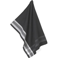Рушник Kela кухонний Gianna, 70x50 см, чорний зі смужками (12786) (00000023330)