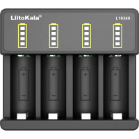 Зарядний пристрій для акумуляторів Liitokala 4 Slots, Li-ion, 16340, CR123A (Lii-L16340)