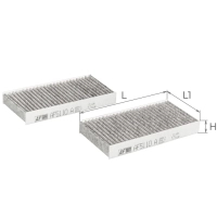 Фільтр салону ALPHA FILTER AF5110a-2