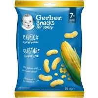 Дитячі снеки Gerber Кукурудзяні палички з 7 місяців 28 г (1627022)
