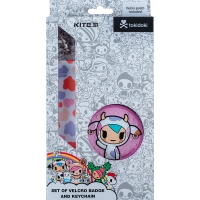 Бейдж Kite набір на липучці та підвіска tokidoki (TK24-3010-1)