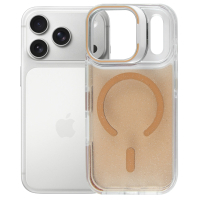 Чохол до мобільного телефона BeCover FIBRA Star Shine MagSafe Apple iPhone 17 Pro Max Desert Gold (715433)