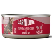 Паштет для котів Carnilove Turkey & Reindeer 100 г (8595602582907)