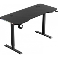 Комп'ютерний стіл GT Racer TY-1611 Black (TY-1611 (160x60x72-117) Black)