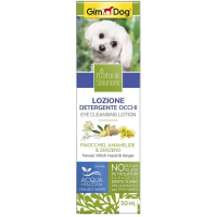 Лосьйон для тварин GimDog Natural Solutions для догляду за гігієною очей 50 мл (4002064504841)