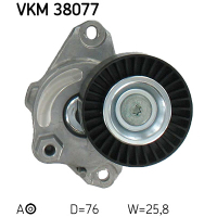 Натягувач ременя з роликом SKF VKM 38077