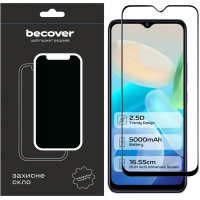 Скло захисне BeCover Vivo Y02/Y02A Black (709275)