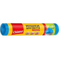 Пакети для сміття Chisto із затяжкою 60 л 10 шт. (4823098410034)