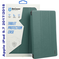 Чохол до планшета BeCover Tri Fold Soft TPU Silicone Apple iPad 9.7 2017/2018 A1822/A1823/A1893/A1954 Dark Green (711129)