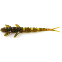 Силікон рибальський FishUP Flit 3" 074 - Green Pumpkin Seed (8шт/уп) (1862.00.95)