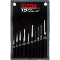 Набір інструментів Toptul добійників і кернів, 10шт., чохол (GPAQ1001)