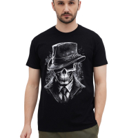 Футболка Sol's Imperial Gentlemen's skull насичений чорний S (11500309/395S)