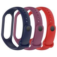 Ремінець до фітнес браслета Armorstandart комплект 3шт Xiaomi Mi Band 7/6/5 New Style Utility (ARM75069)