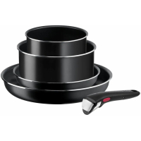 Набір посуду Tefal Ingenio Easy Cook & Clean, 5 предметів, чорний (L1539543)