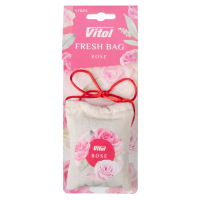 Ароматизатор для автомобіля Vitol Fresh Bag Rose (VFB04)