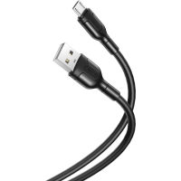 Дата кабель USB 2.0 AM to Micro 5P 1.0m 2A black XO (NB212-AM.black)