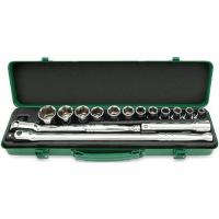 Набір інструментів Toptul автомобільний 1/2" 15од. (6-гр.) (GCAD1508)