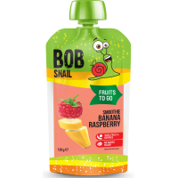Дитяче пюре Bob Snail Смузі банан-малина 120 г (1740815)