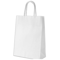 Подарунковий пакет Куверт 100 Ecobag паперовий, 30х17х34 см білий (BAG-KUV-305170340-WH)