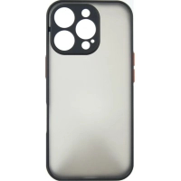 Чохол до мобільного телефона Dengos Matte iPhone 16 Pro (black) (DG-TPU-MATT-150)