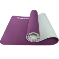 Килимок для йоги Toorx Professional TPE 183 х 60 х 0,6 см Burgundi/Perla (MAT-184) (931142)