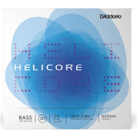 Струни для контрабаса D'Addario Helicore Orchestral Bass String Set 3/4 Scale Medium Tension (H610 3/4M)