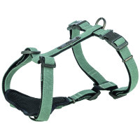 Шлея для собак Trixie CityStyle H-harness Бавовна L–XL 75–120 см 25 мм Світло-зелена (4053032682672)
