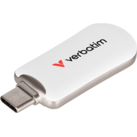 USB флеш накопичувач Verbatim 128GB Plectra White USB-C (30229)