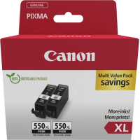 Картридж Canon PGI-550XL Black DoublePpack, 2*22ml, paper box (6431B010)