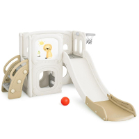 Ігровий майданчик Mealux Tower (KD-B013 White/Brown)