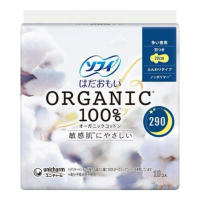 Гігієнічні прокладки Unicharm Sofy Organic Cotton Night Use Органічні нічні 10 шт (4903111358212)