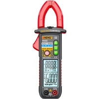 Токові кліщі ANENG PN102 V (AC/DC), A (AC), Ω, C, Hz (NCV). Data Hold, продзвонювання, тест діодів, підсвічування. (PN102)