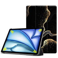 Чохол до планшета BeCover Smart Case Apple iPad Air 11" M4 2026 Black Abstraction (715204)