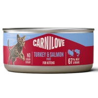 Паштет для котів Carnilove Turkey & Salmon Kitten 100 г (8595602582877)
