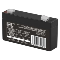 Батарея до ДБЖ EMOS B9651 AGM 6V 1.3Ah fast 4,7mm (B9651)