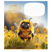 Зошит Школярик Cute bugs 12 аркушів клітинка (012-3462K)