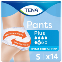 Підгузки для дорослих Tena Pants Plus Small 14 шт 65-85 см 6 крапель (7322542545270)