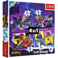Пазл Trefl Batwheels Зустрічайте Batwheels 4 в 1 (35, 48, 54, 70) (5900511346589)