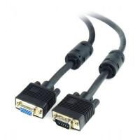 Кабель мультимедійний VGA M to VGA F 3.0m Cablexpert (CC-PPVGAX-10B)