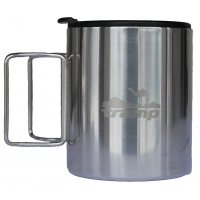 Чашка туристична Tramp 400 мл Steel (UTRC-137-metal)