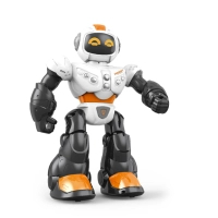 Інтерактивна іграшка ROBOT робот зі зброєю і щитом, зі звуковими, світловими ефектами та записом голосу (3858894673865)