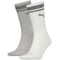 Шкарпетки Puma Crew Heritage Stripe Unisex 261058001-002 світло-сірий 39-42 (8718824801056)