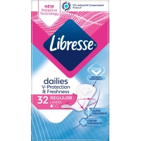 Щоденні прокладки Libresse Dailies Protect Regular Liners 32 шт. (7310791255231)