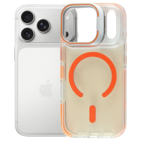 Чохол до мобільного телефона BeCover FIBRA Star Shine MagSafe Apple iPhone 17 Pro Max Orange (715436)