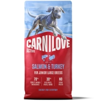 Сухий корм для собак Carnilove Active Salmon & Turkey Junior Large Breed 12 кг (8595602581412)